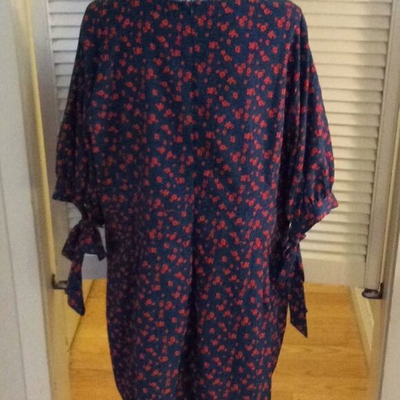 Fashion Union poppy Shift Bow sleeve dress Size 20 - Picture 4 of 8
